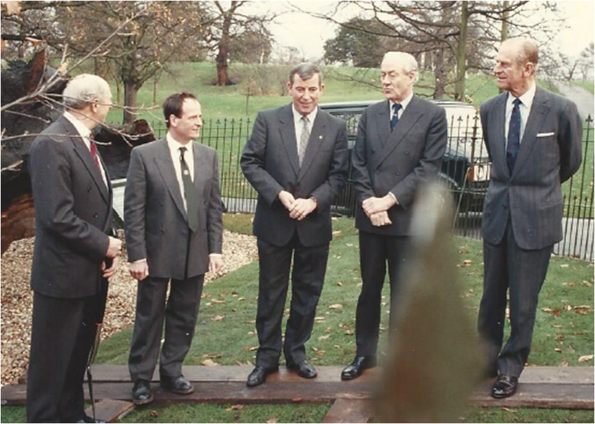 Mike Connick, Prince Philip, Royal Parks