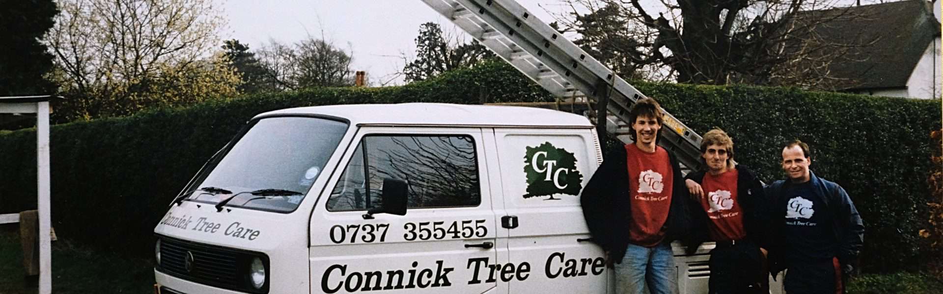 Early photo of Connick Tree Care