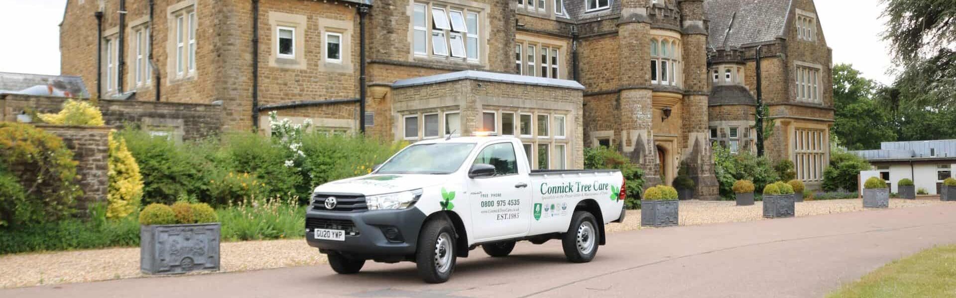 Connick Tree Care pick up truck