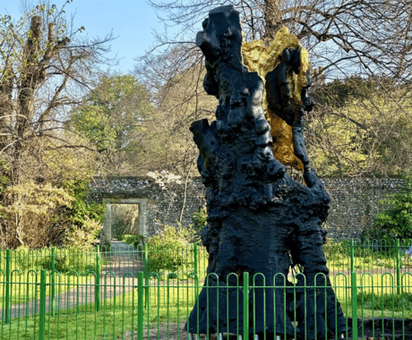 The Gilded Elm by the Artist an Sculptor, Elpida Hadzi-Vasileva