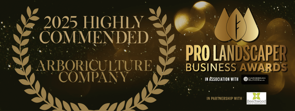 ProLandscpater Business Awards Connick Tree Care Arboriculture Highly Commended