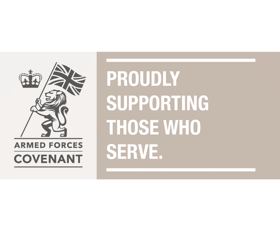 Armed Forces Covenant – Proud supporter logo